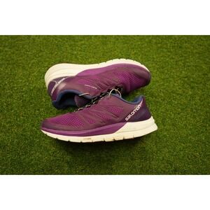 Salomon Sense Pro Max 392488 Womens 9.5 Running Shoes Purple‎ Athletic Sneakers